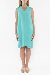 Ruffle V Neck Dress