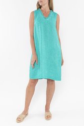Ruffle V Neck Dress