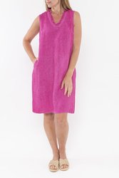 Ruffle V Neck Dress