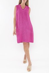 Ruffle V Neck Dress