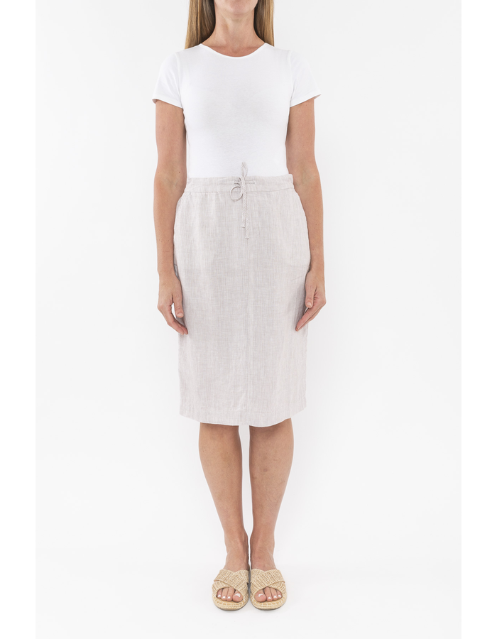 Stripe Linen Skirt