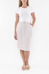 Stripe Linen Skirt