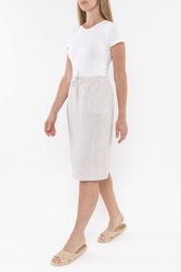 Stripe Linen Skirt