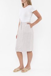 Stripe Linen Skirt