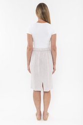 Stripe Linen Skirt