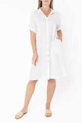 Button Thru Shirt Dress