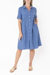Button Thru Shirt Dress
