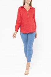 Placket Front Shirt