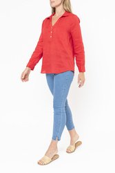 Placket Front Shirt