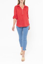 Placket Front Shirt