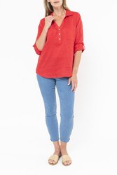 Placket Front Shirt