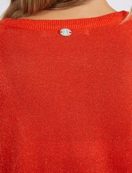 Alma Metallic Knit Top
