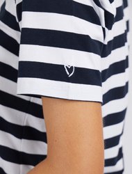 Fortune Stripe Vee Tee