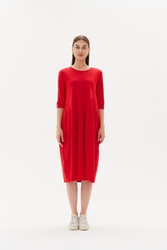 3/4 Sleeve Diagonal Dress