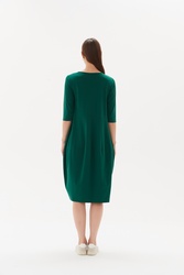 3/4 Sleeve Diagonal Dress