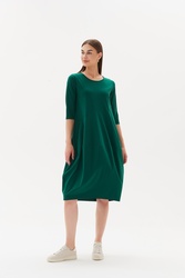 3/4 Sleeve Diagonal Dress