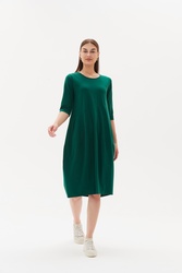 3/4 Sleeve Diagonal Dress