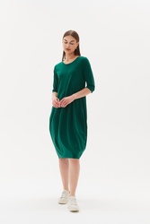 3/4 Sleeve Diagonal Dress