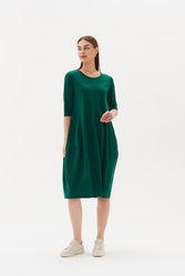 3/4 Sleeve Diagonal Dress