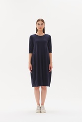 3/4 Sleeve Diagonal Dress