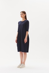 3/4 Sleeve Diagonal Dress