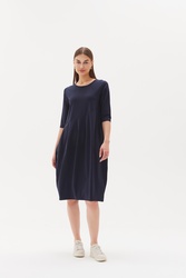 3/4 Sleeve Diagonal Dress