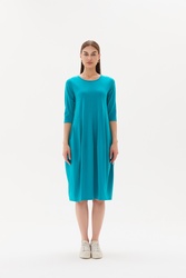 3/4 Sleeve Diagonal Dress