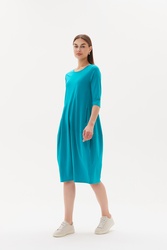 3/4 Sleeve Diagonal Dress