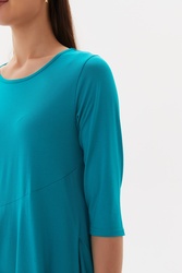 3/4 Sleeve Diagonal Dress