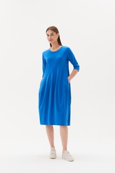 3/4 Sleeve Diagonal Dress