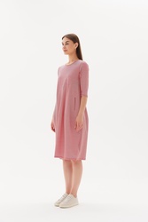 3/4 Slv St Diagonal Dress