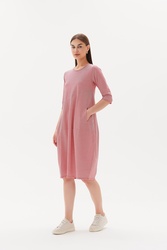 3/4 Slv St Diagonal Dress