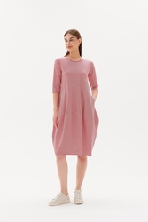 3/4 Slv St Diagonal Dress