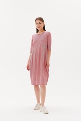 3/4 Slv St Diagonal Dress
