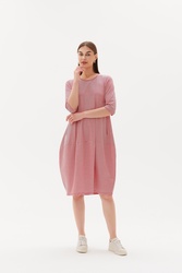 3/4 Slv St Diagonal Dress