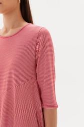 3/4 Slv St Diagonal Dress