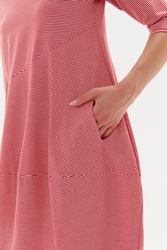3/4 Slv St Diagonal Dress