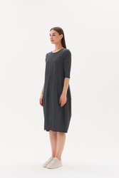 3/4 Slv St Diagonal Dress