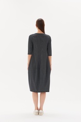 3/4 Slv St Diagonal Dress