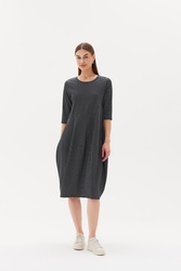 3/4 Slv St Diagonal Dress