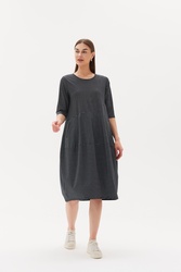3/4 Slv St Diagonal Dress