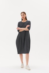 3/4 Slv St Diagonal Dress