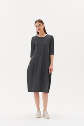 3/4 Slv St Diagonal Dress