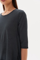 3/4 Slv St Diagonal Dress
