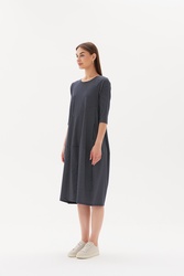 3/4 Slv St Diagonal Dress