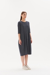 3/4 Slv St Diagonal Dress