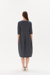 3/4 Slv St Diagonal Dress