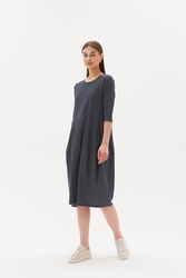 3/4 Slv St Diagonal Dress