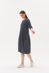 3/4 Slv St Diagonal Dress