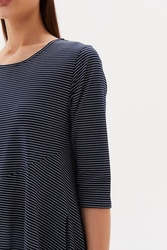 3/4 Slv St Diagonal Dress